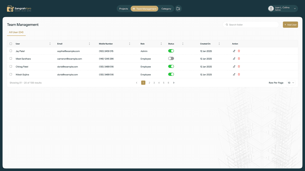 Project Screen 2